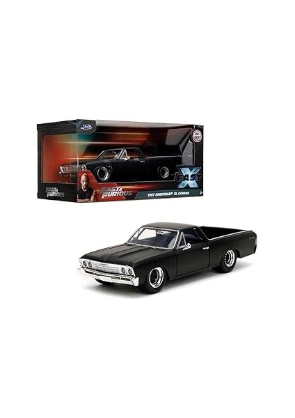 Jada Toys Fast And Furious Auto El Camino (1:24, Siyah) - Chevrolet El Camino 1967 Fast & Furious 1