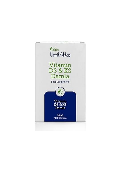 Dr. Ümit Aktaş D3 K2 Vitamin Damlası - 400 Damla