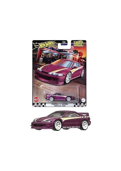 Hot Wheels Boulevard Araçlar GJT68 - HRT77 Custom 01 Integra Gsr