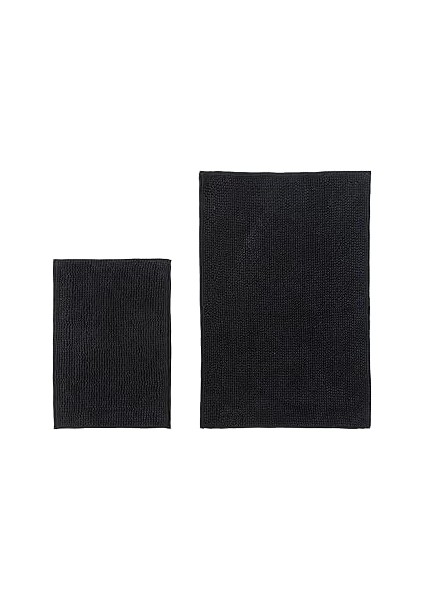 June 2'li Banyo Paspas Seti Siyah