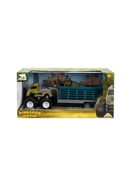 Crazoo Dinosaur World Dinozor Taşıma Aracı - Kahverengi Dinozor