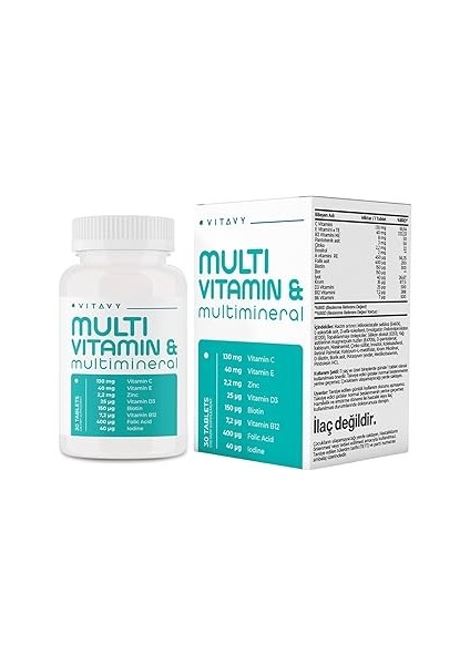 Vitavy Multivitamin & Multimineral (1X30 Tablet)