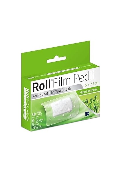 Roll 130801 Film Pedlı 5 x 7.2 cm 10 Lu