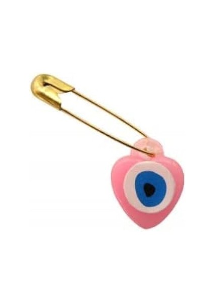 Benim Marifetlerim - Pembe Nazar Boncuklu Çengelli Iğne 100 Adet