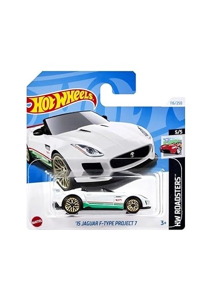 Hot Wheels Tekli Arabalar 15 Jaguar F-Type Project 7 HTC16