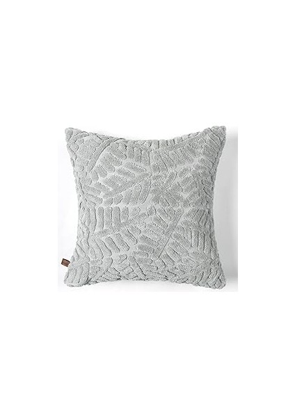 Hamur Jakarlı Kırlent 43X43 cm Forest Gri