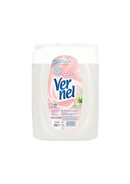 Vernel Çamaşır Yumuşatıcısı 5l 50 Yıkama Hassas & Yumuşak, Sensitive
