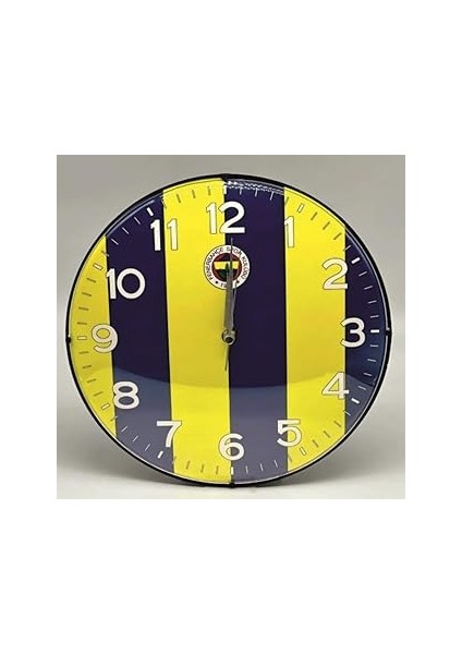 Fenerbahçe Lisanslı Duvar Saati Çizgili