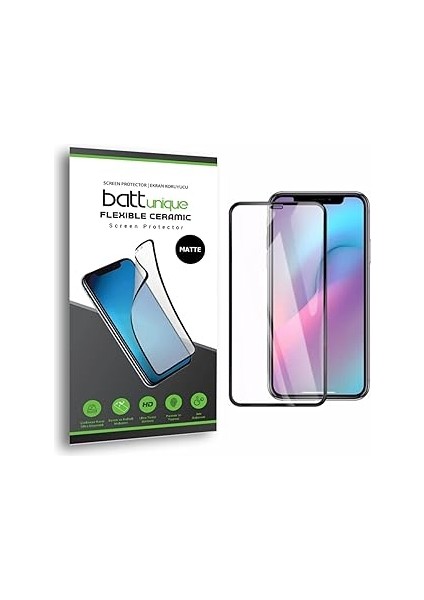 Battunique Note 9 Esnek Mat Seramik Ekran Koruyucu Jeletin