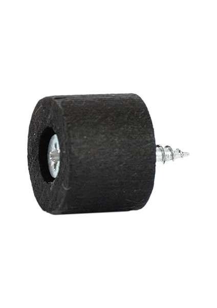 X-Perk Masa Sandalye Mobilya Koltuk Ayak Yükseltici 6'lı 15 mm Siyah Yuvarlak