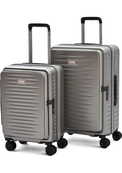 Ground Körüklü 2’li Valiz Seti Orta ve Kabin Boy – Ultra Dayanıklı, Geniş Hacimli, Tsa Kilitli