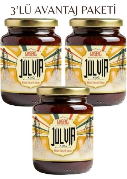 Karışık Bitkisel Macun 3'lü Avantaj Paketi 240 gr Jülvia