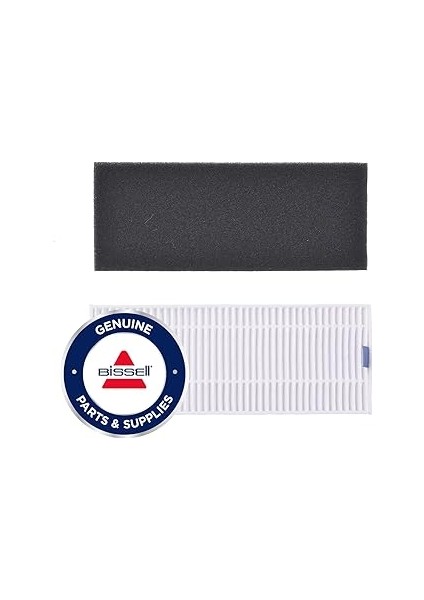 Bissell Filtre Seti | EV675 Elektrikli Süpürge Robotu Için Orijinal Aksesuar 2601N | 2824, Gri/beya