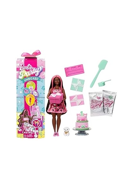 Parti Paketi Bebek ve Aksesuarlar, Minik Dostumun Doğum Günü Serisi Işıltılı Kalpler Seti ve