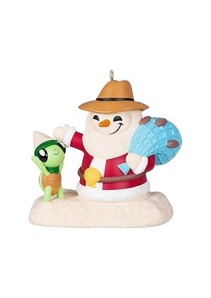 Hallmark Keepsake Noel Süsleme 2024, Sandman Sandal, Kardan Adam Koleksiyonerleri Hediyeleri