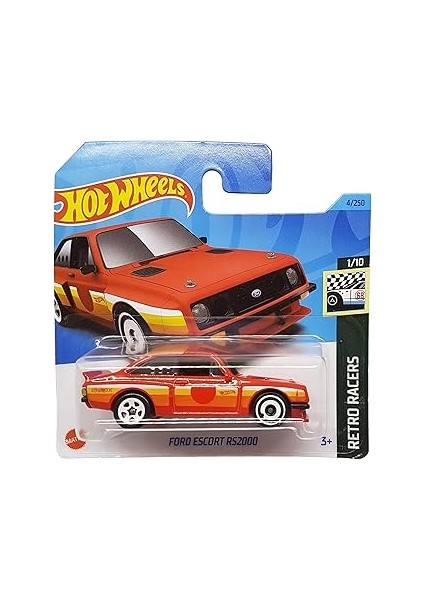 Hot Wheels - Ford RS2000 - Racers 1/10 - HKJ77 - Short Card - Kırmızı - 2023