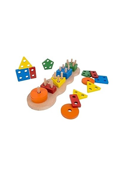 Kumtoys Oyuncak Ahşap Bulta 5 Li