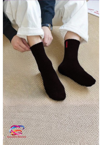 Erkek Kışlık Termal Çorap 3’lü Soğuğa Dayanıklı Ekonomik Isı Tutucu