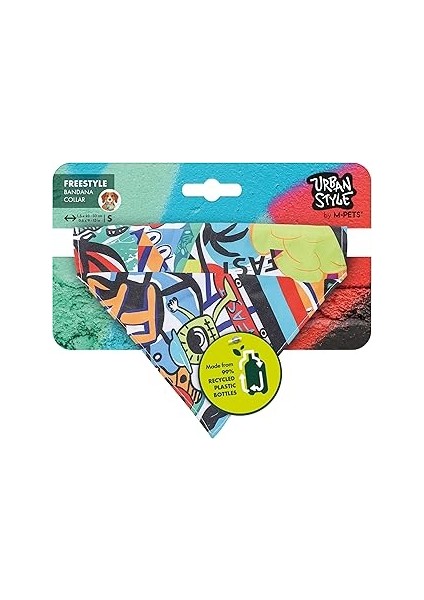 M-Pets Freestyle Bandana Collar (S)