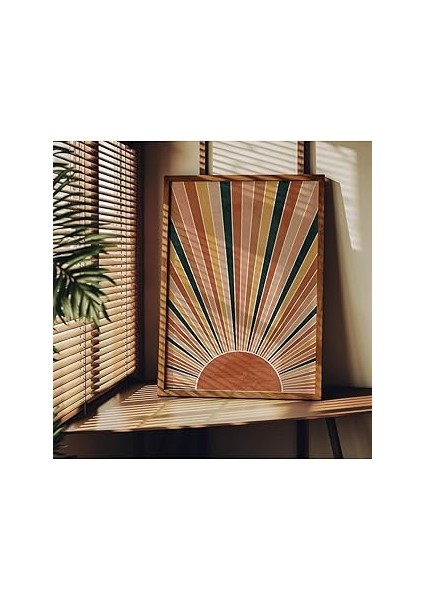 Fark Tanıtım Boho Çerçevesiz Poster, Dekoratif Çerçevesiz Poster, Tablo, Bohostyle, 30