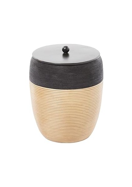 Rattan Kapaklı Kova