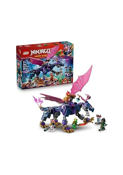 Ninjago Usta Ejderha Rontu 71842-7 Yaş ve Üzeri Kız ve Erkek Çocuklar Için Mermi Atıcısı Olan