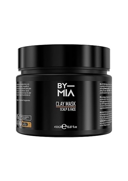 By Mia Scalp & Face Clay Maske 450 gr | Yeşil Elmanın Ferahlatıcı Kokusu | Zengin Içerikli Minerall