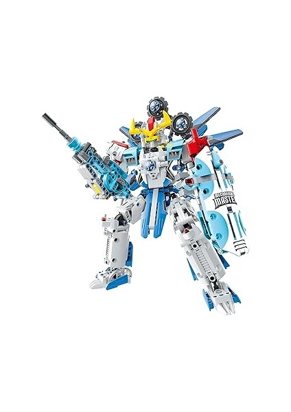 Im.master Stem Robot Asker Yapım Seti, 641 Parça Eğitici Bloklar, Beyaz