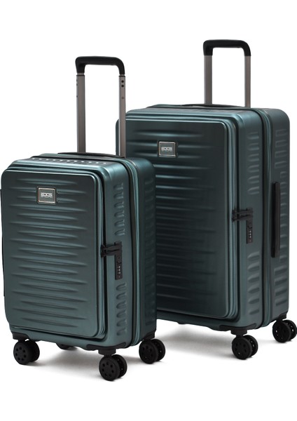 Ground Körüklü 2’li Valiz Seti Orta ve Kabin Boy – Ultra Dayanıklı, Geniş Hacimli, Tsa Kilitli