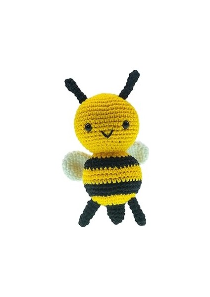 Renovon Amigrumi Çingirakli Balarisi Bebekler Birinci Sınıf Pamuk Ipten Tığ El Işçiliği ile Yapılmı