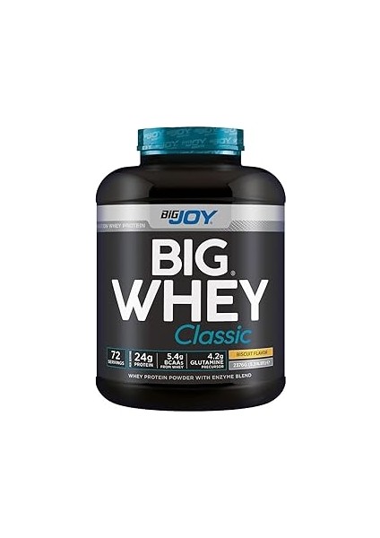 Bigjoy Sports Big Whey Whey Protein, Bisküvi, 2376GR