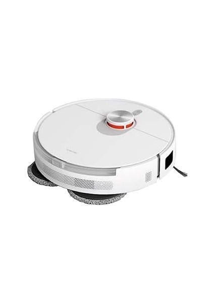 Robot Vacuum S20+ (Beyaz) - 6000 Pa Güçlü Emiş, Lazer Navigasyon, Halı Algılama ve 170 Dakik