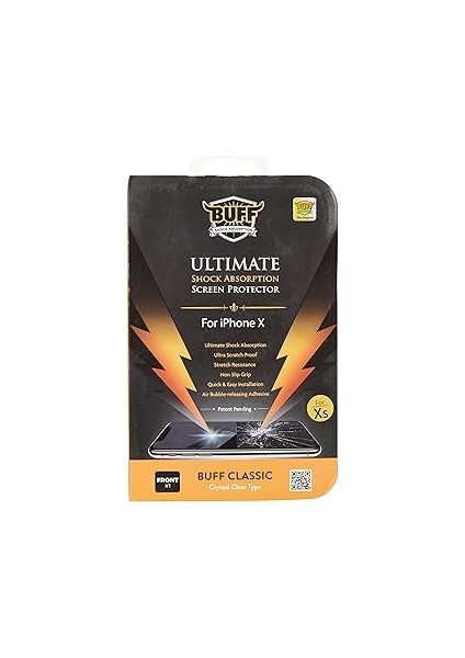 Buff Labs BF70482 Ultimate X, Darbe Emici Ekran Koruyucu