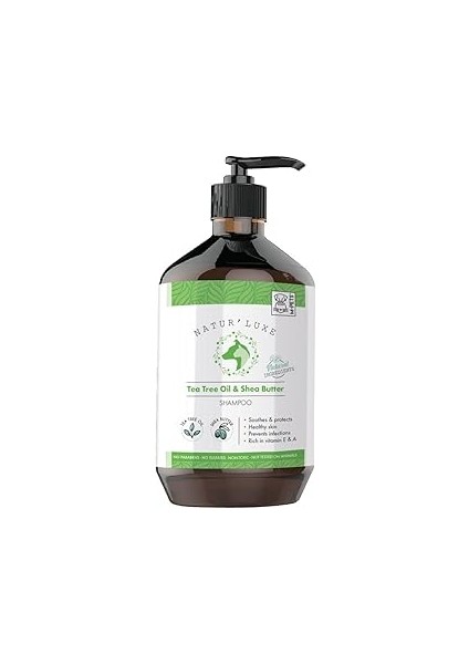 M-Pets Naturluxe Dog Shampoo Tea Tree & Shea Butter 500ML