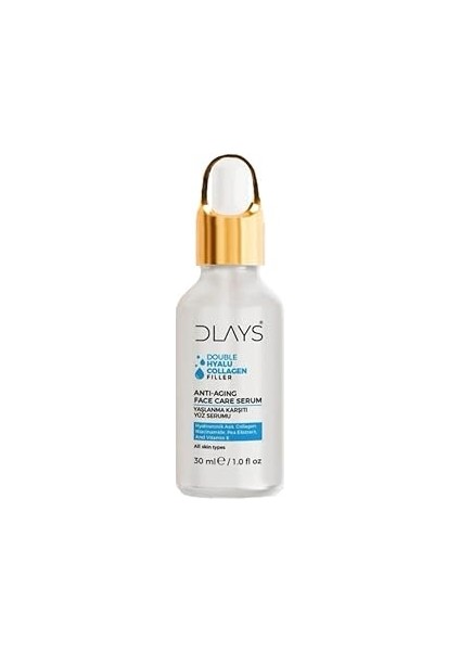 C72RO Dlays Double Hyalu Collagen Filler Yaşlanma Karşıtı Yüz Serumu 30ML