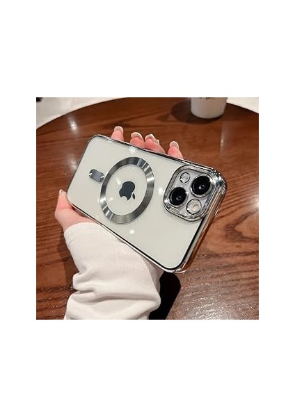 Ggm Aksesuar 15 Için ile Uyumlu Arka Kısmı Parlak Şeffaf Yapıya Sahip Kenarları Sili