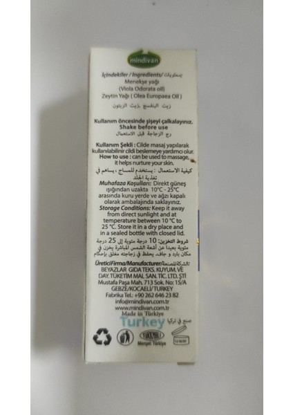 Soğuk Sıkım Menekşe Yağı 20ML fiyatları