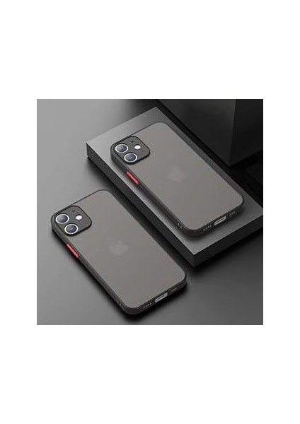 Ggm Aksesuar 11 ile Uyumlu Arka Kısmı Mat Şeffaf Yapıya Sahip Kenarları Silikon Tpu Malzemed