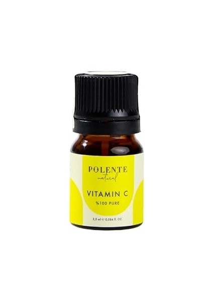 Polente -%100 Pure Vi̇tami̇n C- Leke KARŞITI%100 Saf C Vitamini (2,5 Ml)