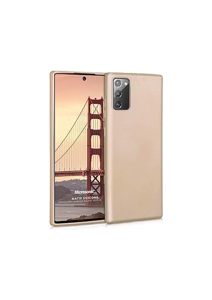 Microsonic Matte Silicone Note 20 Için Kılıf [galaxy Note 20 ile Uyumlu Kılıf -