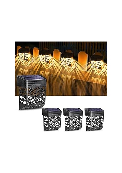 Greentech Güneş Enerjili Duvar ve Çit LED Aydınlatma 4 ADET/GT-SL22