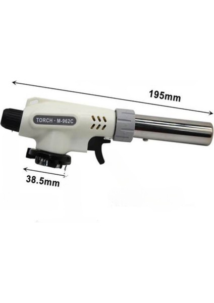 Bzrv® 1300°C Çok Amaçlı Gaz Torch Çakmak - Mutfak, Mangal, Lehimleme Pürmüz Alev Tabancası indirimleri