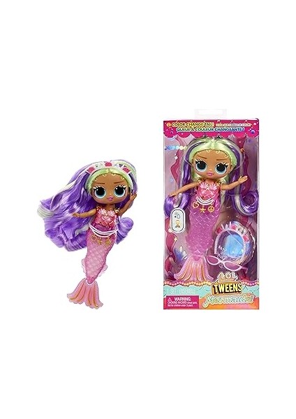 Sürpriz Aralar Deniz Kızı Cleo Karanfil Bebek Renk Değiştiren Kuyruk, Hareketli Yüzgeç ve