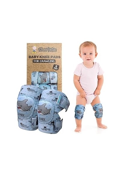 Simply Kids Emekleme Dizliği Bebek Emekleme (2 Çift) I Emekleme Külotlu Çorap, Bebekler, Kız ve Erk