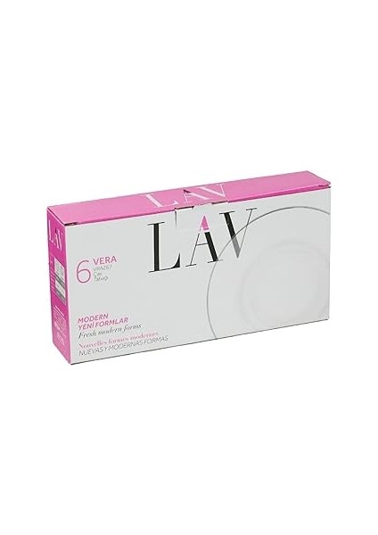 Vera 6'lı Çay Tabağı