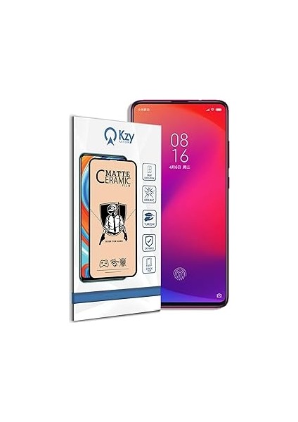 Kzy Ileti̇şi̇m 9t ile Uyumlu Tam Kaplayan Mat Seramik Nano Esnek Ekran Koruyucu