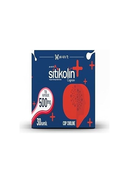 Haver Sitikolin Cognizin 500 Mg 30 Kapsül