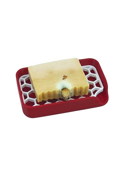 Çift Renk Sabunluk (Kırmızı - Beyaz)