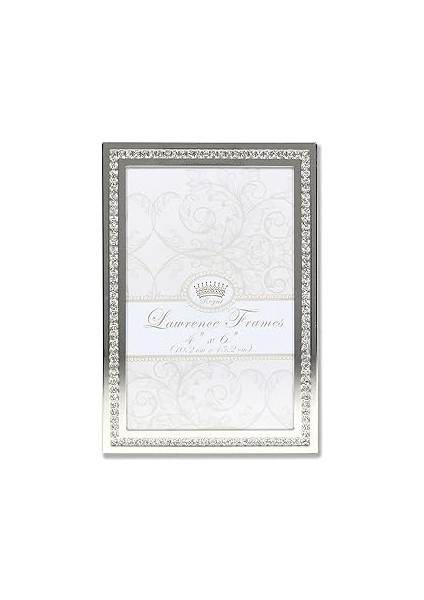 Lawrence Frames Lawrence Royal Designs 4x6 Göz Kamaştırıcı Gümüş ve Parlak Resim Çerçevesi