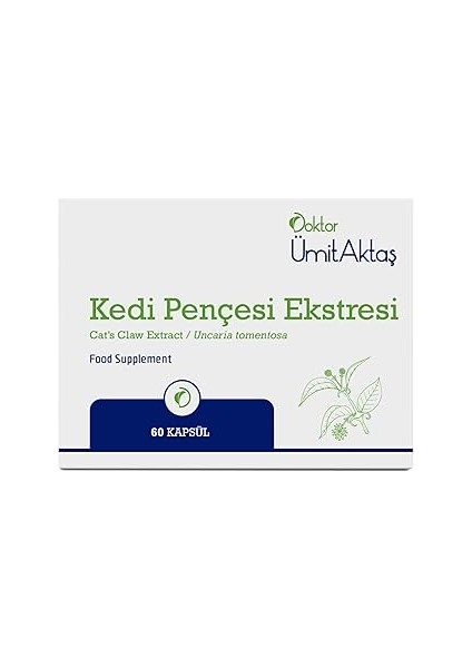 Dr. Ümit Aktaş Kedi Pençesi Ektresi 60 Kapsül